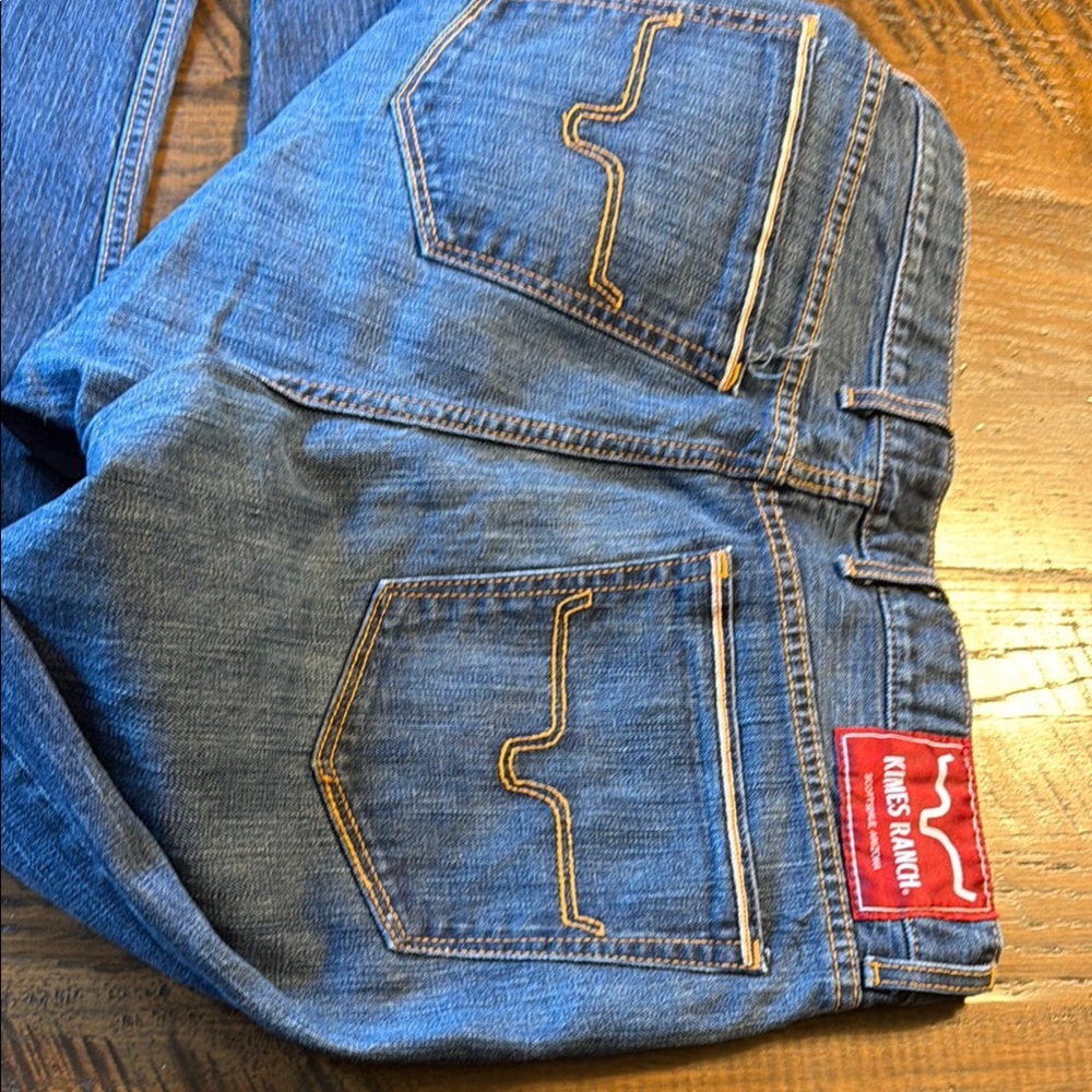 Kimes Ranch ROGER Fit Blue Denim Jeans - Picture 4 of 5